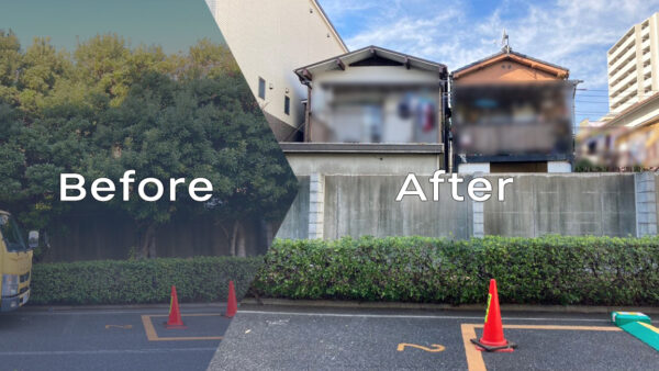 【札幌市南区】庭木の伐採の施工事例