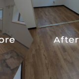 【原状回復工事】ペットが傷つけた壁紙・クッションフロアの張替え施工事例